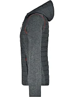 JN Dámská pletená hybridní bunda 02.0 grey melange/anthracite melange model 22528889 - Daiber JN Dámská pletená hybridní bunda 02.0 grey melange/anthracite melange model 22528889 - Daiber