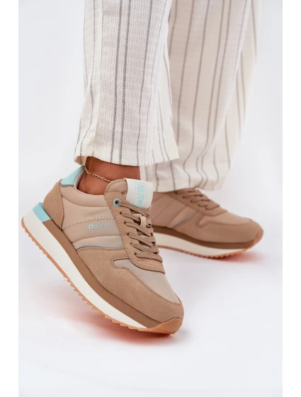 Dámské Semišové Tenisky Big Star RR274A048 HI-POLY SYSTEM Tmavě béžové Dámské Semišové Tenisky Big Star RR274A048 HI-POLY SYSTEM Tmavě béžové