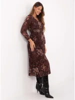 Šaty IT SK 11389 2.12P hnědé Šaty IT SK 11389 2.12P hnědé