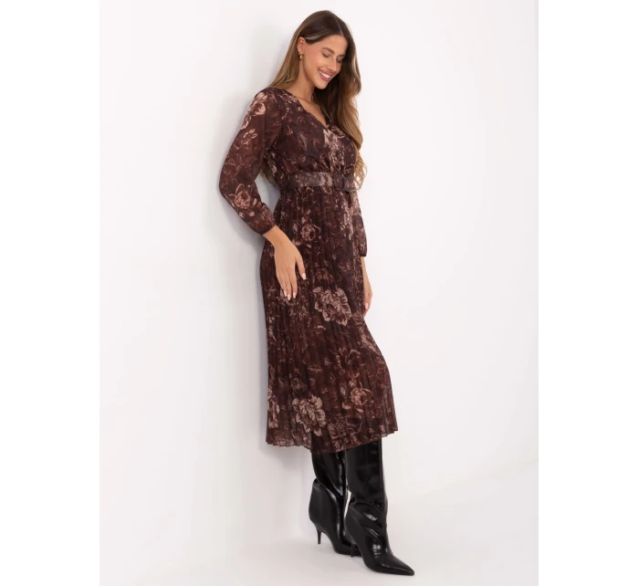 Šaty IT SK 11389 2.12P hnědé Šaty IT SK 11389 2.12P hnědé