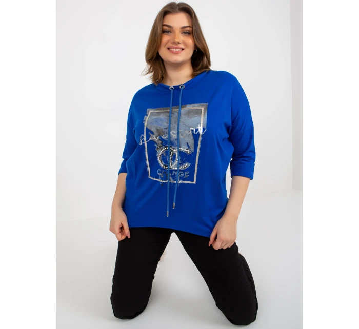 Dámská halenka RV BZ 8456.35 tmavě modrá - FPrice