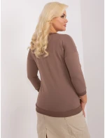 Bluzka RV BZ model 18965295 brązowy - FPrice Bluzka RV BZ model 18965295 brązowy - FPrice