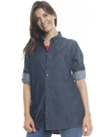 Big Star Košile s dlouhým rukávem 145676 Dark Jeans-603