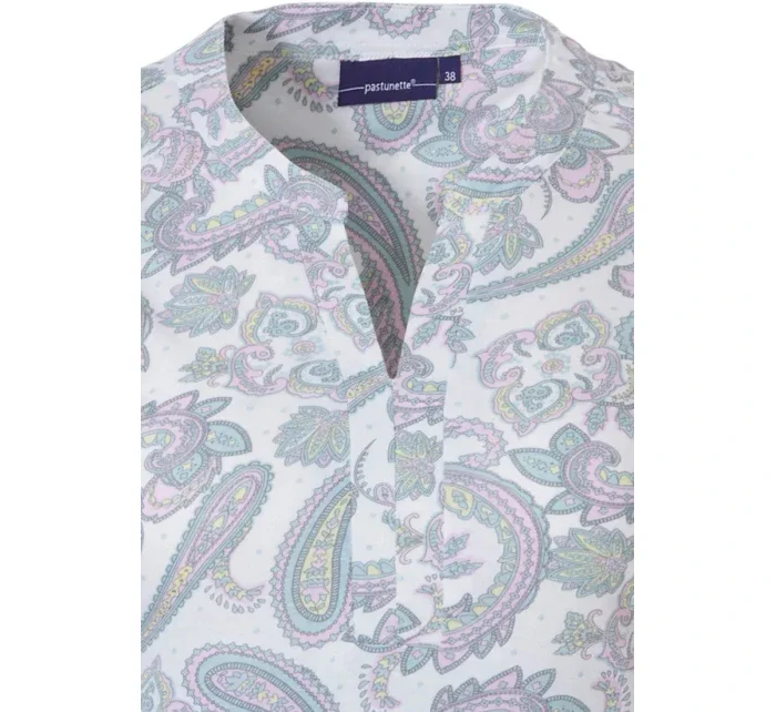 Dámská noční košile 10231-106-2 bílá-potisk - Pastunette