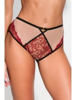 Kalhotky Allure 19190 červeno-béžové - Mediolano