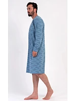 Pánská noční košile s dlouhým rukávem model 22405122 - Vienetta MAN Pánská noční košile s dlouhým rukávem model 22405122 - Vienetta MAN