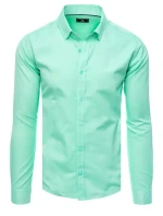 Pánská elegantní mintová košile Dstreet DX2433 Pánská elegantní mintová košile Dstreet DX2433