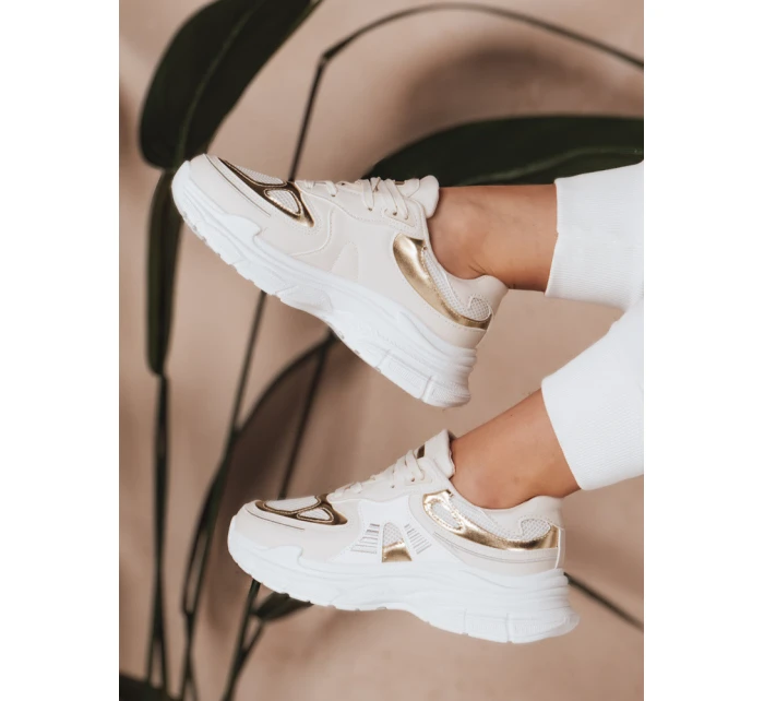 Dámské sportovní tenisky AURAVIBE beige FashionStreet ZY0620