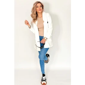Dámské sako Laura white - MM FASHION