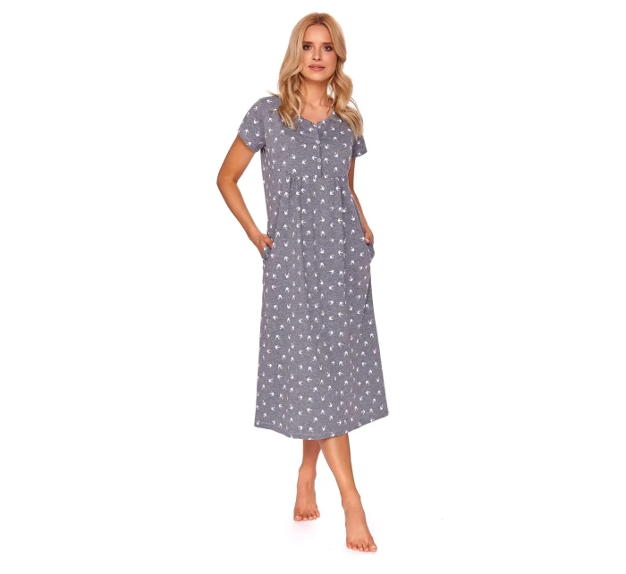 Dámská těhotenská košile 4119 grey plus - Doctornap