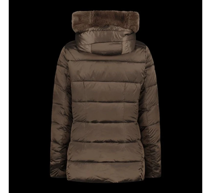Dámská zimní bunda s kapucí sportovní zateplená hnědá model 21350748 - CMP