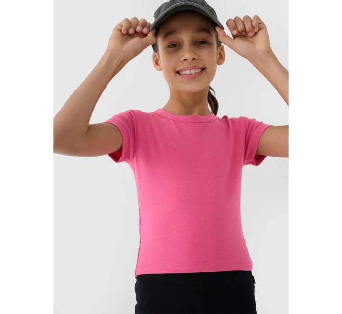 Dívčí základní tričko 4F 4FJWSS25TTSHF1852-54S Dívčí základní tričko 4F 4FJWSS25TTSHF1852-54S