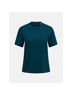 Dámské tričko PEAK PERFORMANCE W Original Small Logo Tee, zelené