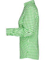 Daiber JN 637 Popelínová kostkovaná halenka tradiční styl 02.0637 green/white Daiber JN 637 Popelínová kostkovaná halenka tradiční styl 02.0637 green/white