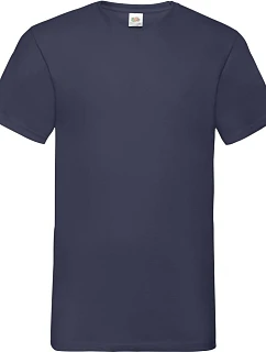 Fruit of the Loom Valueweight V-Neck T Tričko s výstřihem do V 16.1066 navy