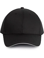 WK WKP 145 6 panelová kšiltovka 20.145W black/silver WK WKP 145 6 panelová kšiltovka 20.145W black/silver