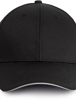 WK WKP 145 6 panelová kšiltovka 20.145W black/silver