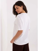 T shirt model 21378672 biało różowy - FPrice