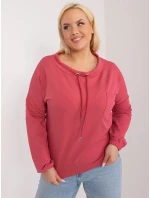 Bluzka RV BZ model 19658558 koralowy - FPrice Bluzka RV BZ model 19658558 koralowy - FPrice