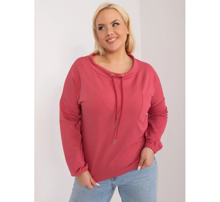 Bluzka RV BZ model 19658558 koralowy - FPrice Bluzka RV BZ model 19658558 koralowy - FPrice