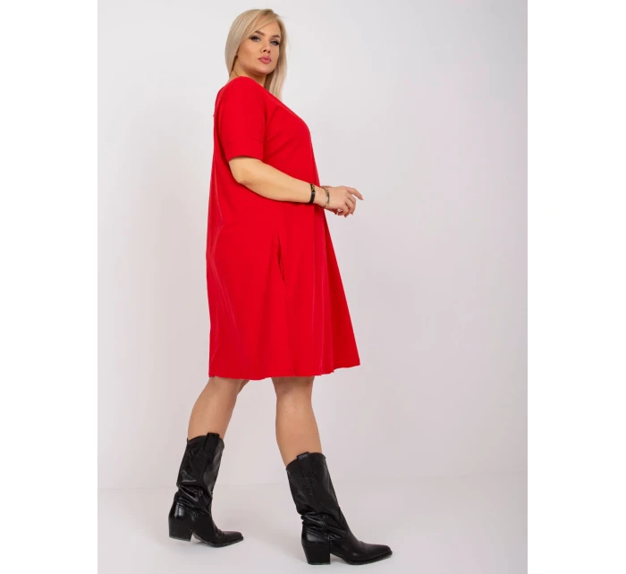 Šaty RV SK 6639.02X červená