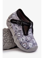 Pohodlné dětské pantofle BEFADO šedé Pohodlné dětské pantofle BEFADO šedé