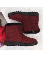 Dámské nepromokavé sněhové boty Vínová NEWS model 19368052 - Inello Dámské nepromokavé sněhové boty Vínová NEWS model 19368052 - Inello