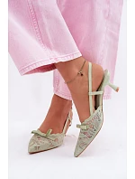 Sandály na podpatku  model 226923 Step in style