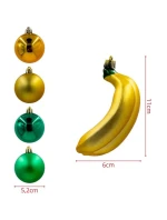 DEKORATIVNÍ PLASTOVÁ CETKA BEZPEČNÁ 7KS BANÁNOVÁ SLÍDA