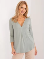 Halenka D12100R02641A pistáciová Halenka D12100R02641A pistáciová