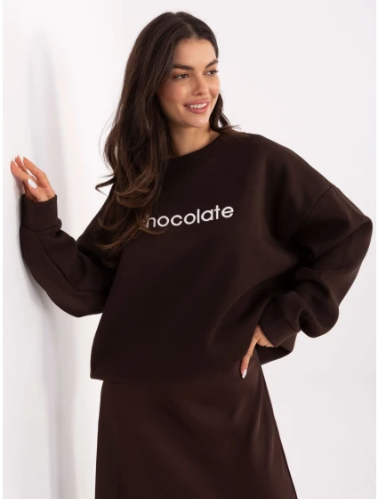 Bluza RV BL model 21749934 ciemny brązowy - FPrice