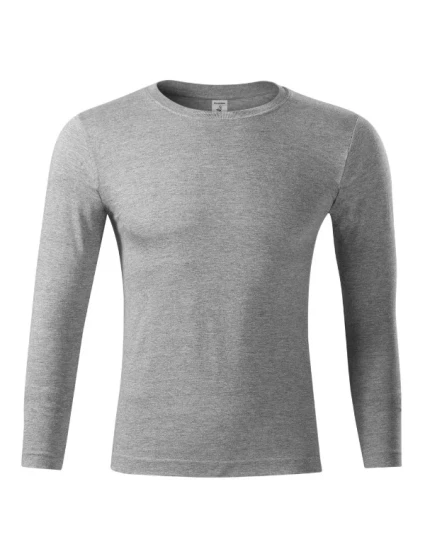 Progress LS triko unisex tmavě šedý melír Progress LS triko unisex tmavě šedý melír