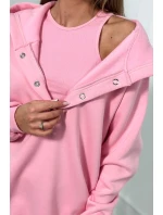 Sada mikiny, topu a legín 24349 světle růžová -Kesi