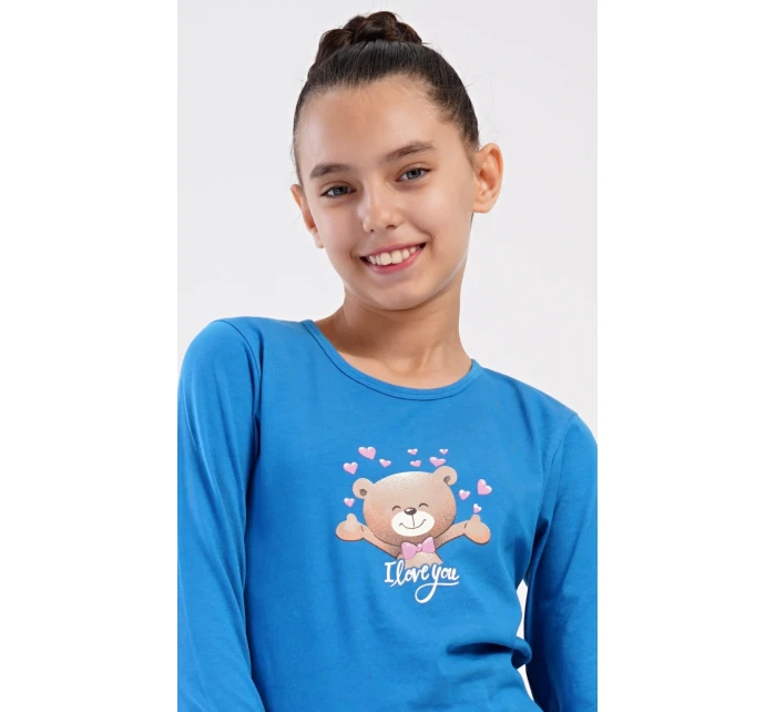 Dětské pyžamo dlouhé Méďa I love model 20851279 - Vienetta Kids