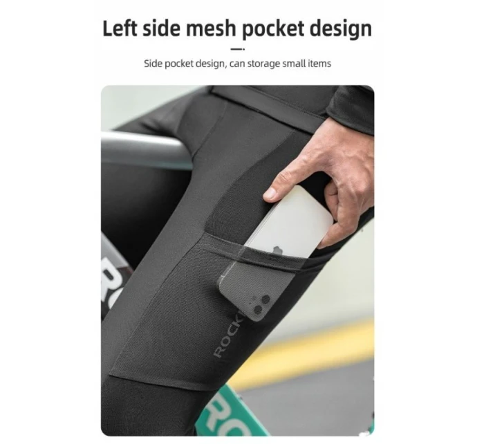 spodnie rowerowe model 21857028 czarne 2XL - Rockbros