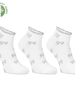 Dámské bambusové ponožky bílé Filippo SD-AN07