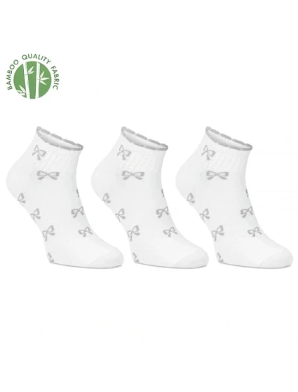 Dámské bambusové ponožky bílé Filippo SD-AN07 Dámské bambusové ponožky bílé Filippo SD-AN07