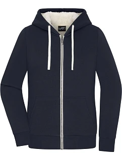 Daiber JN 1319 Dámská mikina s kapucí "Sherpa" 02.1319 navy/nature