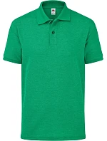Fruit of the Loom Kids 65/35 Polo Dětské piqué polo 16.3417 retro heather green Fruit of the Loom Kids 65/35 Polo Dětské piqué polo 16.3417 retro heather green