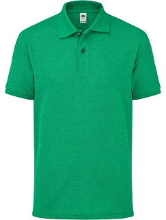 Fruit of the Loom Kids 65/35 Polo Dětské piqué polo 16.3417 retro heather green