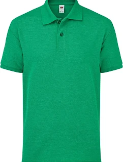 Kids 65/35 Polo Dětské piqué polo model 22419847 retro heather green - Fruit of the Loom