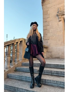 Dámské kozačky na platformě Černé Terisse