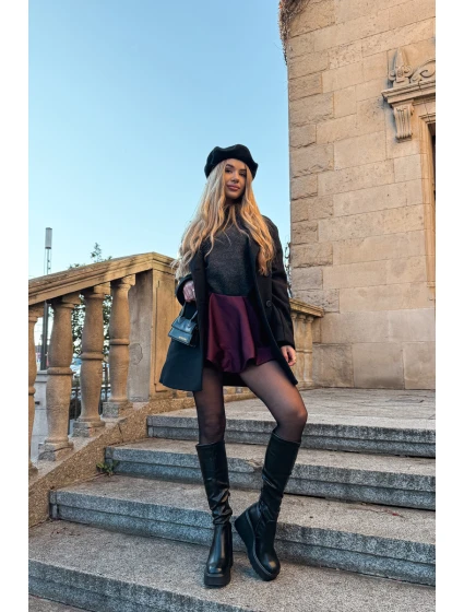 Dámské kozačky na platformě Černé Terisse Dámské kozačky na platformě Černé Terisse