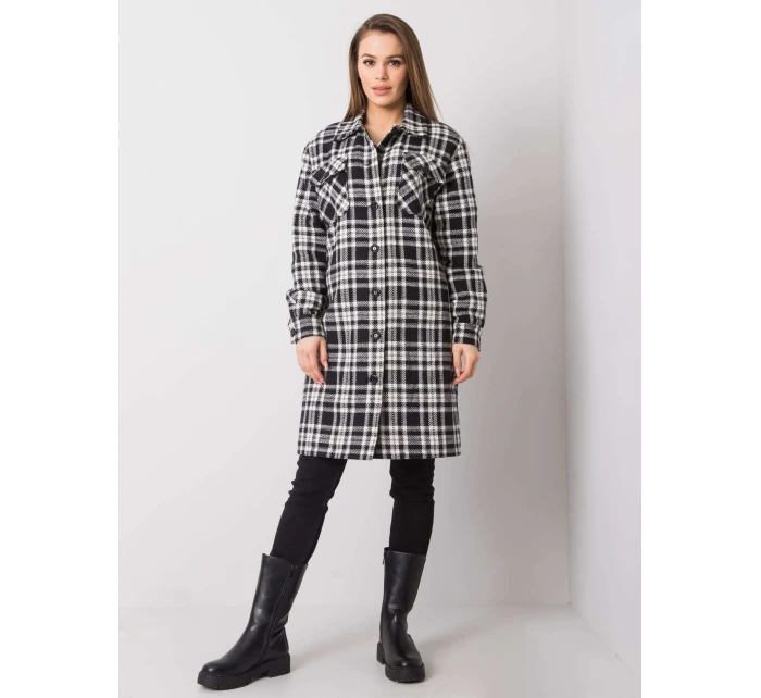 Dámský kabát LK EN  černobílý model 14842295 - FPrice