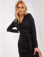 Sukienka LK SK model 19394536 czarny - FPrice Sukienka LK SK model 19394536 czarny - FPrice