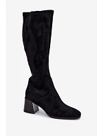 Kozačky na podpatku model 231644 Step in style Kozačky na podpatku model 231644 Step in style
