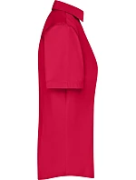 Daiber JN 643 Popelínová business halenka s krátkým rukávem 02.0643 red