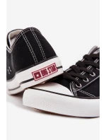 Pánské Nízké Textilní Tenisky Big Star DD174504 Černé