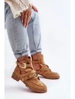 Dámské Kotníkové Boty Lu Boo Semišové s model 21516970 Camel Rock Girl - Boto Dámské Kotníkové Boty Lu Boo Semišové s model 21516970 Camel Rock Girl - Boto