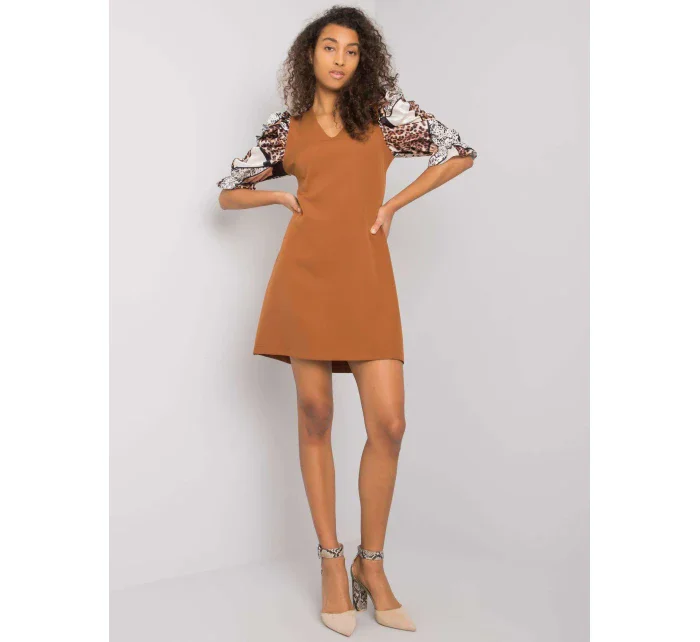 Šaty LC SK 22K 3018.45P světle hnědá